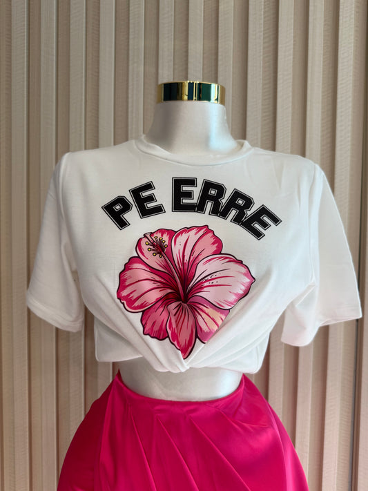 Pink PE ERRE Crop Top