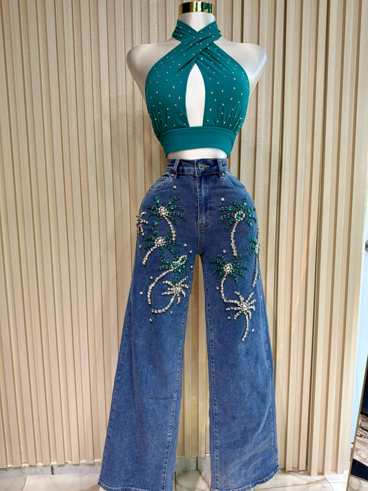 Palm Denim (spandex)
