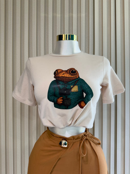 Frog crop top