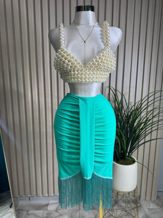 Teal Skirt