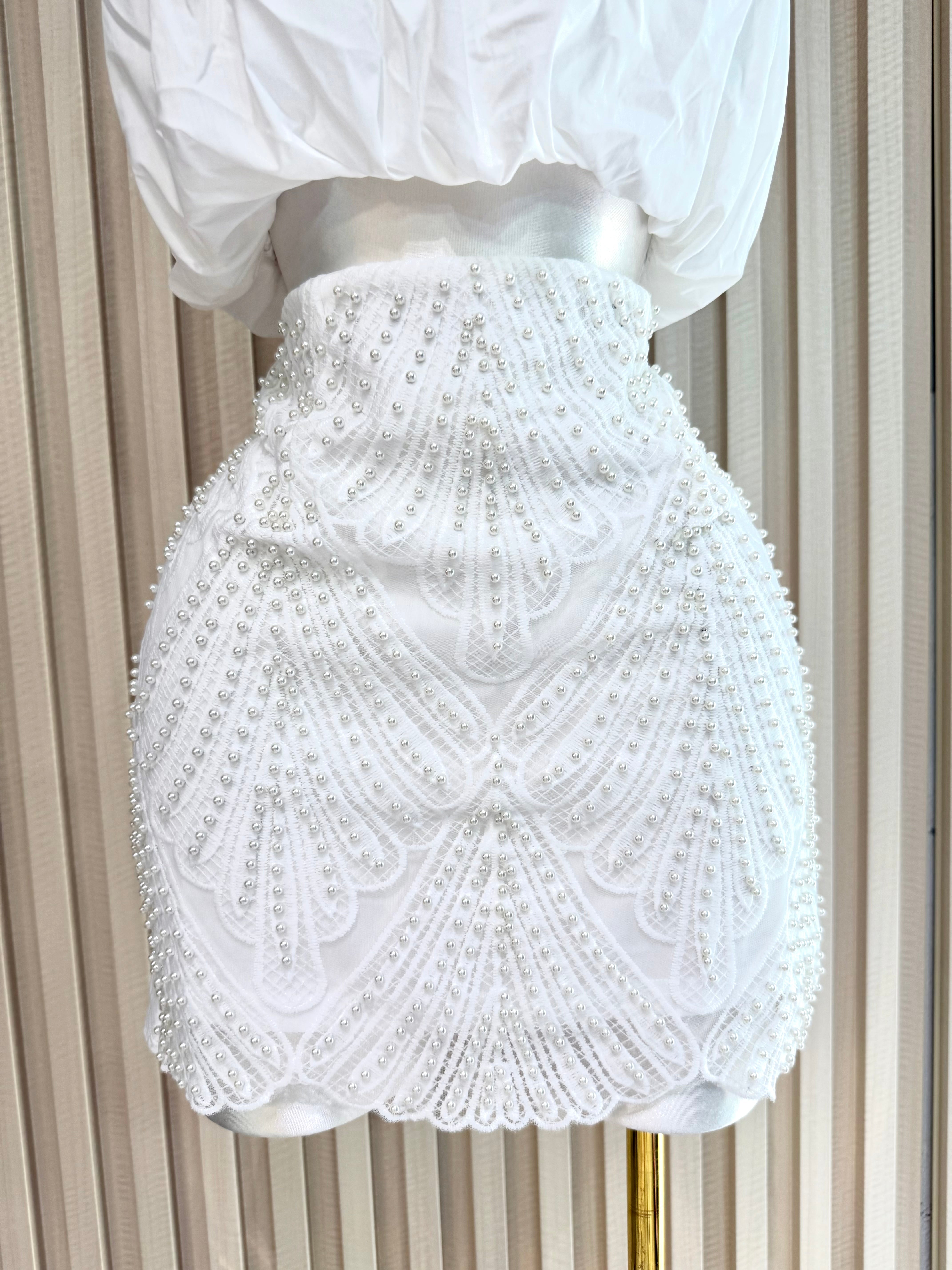 White Pearl Skirt
