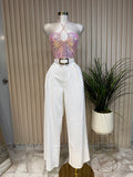 White Pants Wbelt