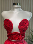 Red Sequin Top