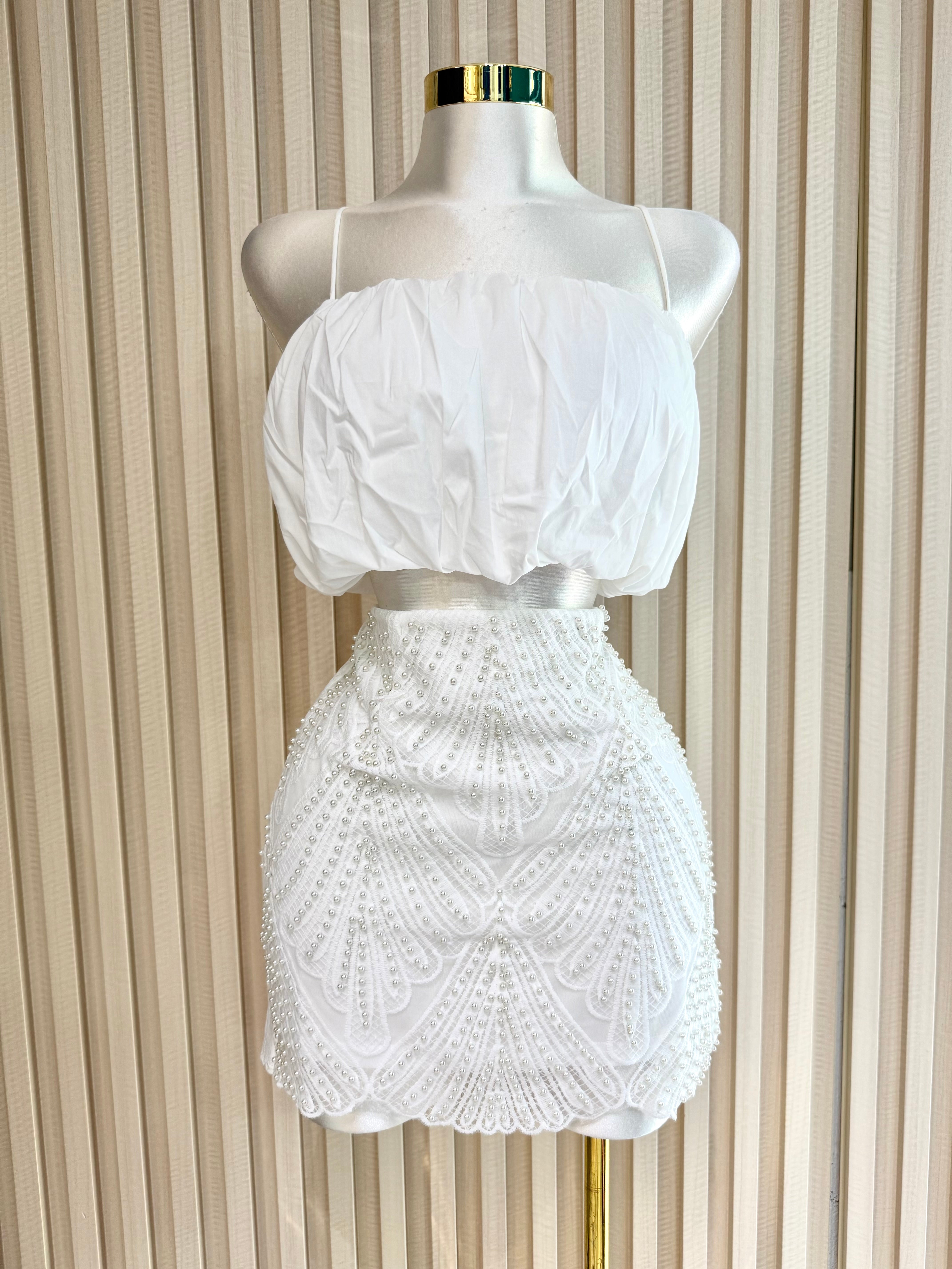 White Pearl Skirt